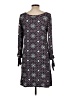 Pixley Print Black Casual Dress Size L - photo 2