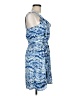 BCBGeneration 100% Polyester Print Blue Cocktail Dress Size 6 - photo 4