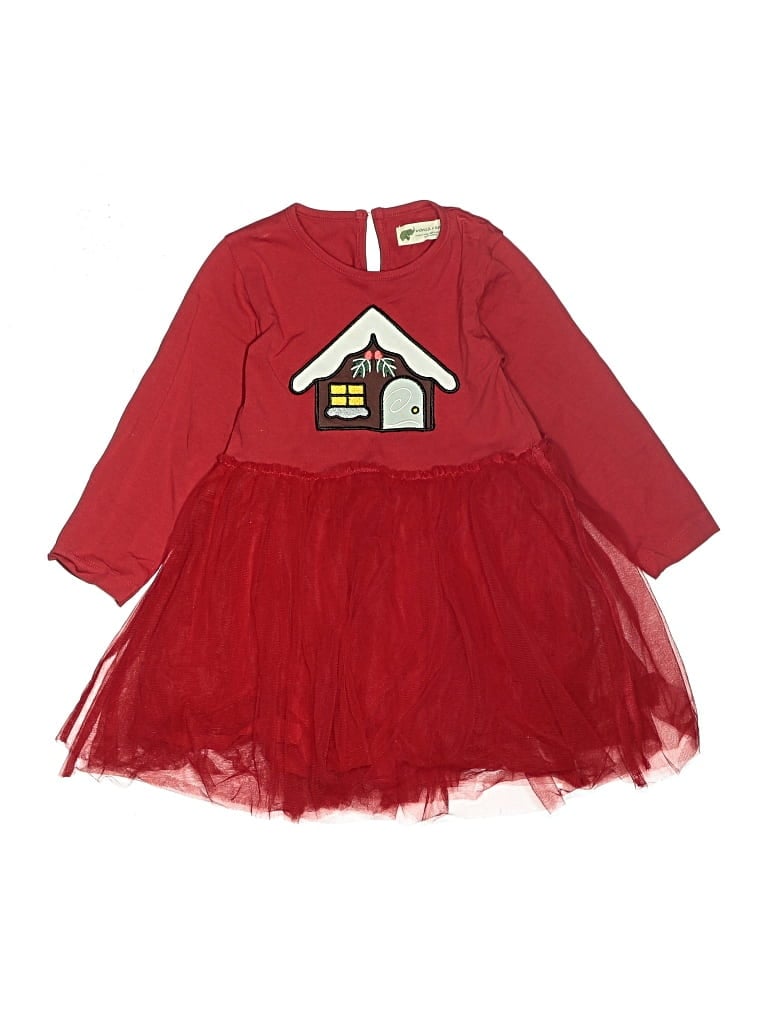 Pre-owned Monica + Andy Kids' Dress In Red