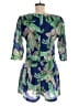 Boohoo 100% Polyester Tropical Blue Romper Size 8 - photo 2