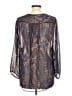 Joie Gray Purple Long Sleeve Blouse Size L - photo 2
