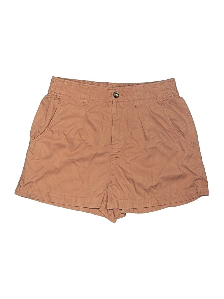 Pre-owned Madewell Khaki Shorts In Brown