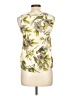 River Island Floral Ivory Sleeveless Blouse Size 10 - photo 2