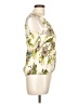 River Island Floral Ivory Sleeveless Blouse Size 10 - photo 4