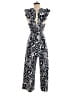Aqua Paisley Blue Jumpsuit Size XS - photo 2