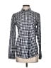 J.Crew Checkered-gingham Blue Long Sleeve Button-Down Shirt Size 0 - photo 1