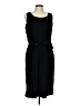 Talbots 100% Polyester Solid Black Cocktail Dress Size 12 - photo 1