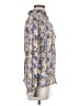 Nicola 100% Polyester Paisley Blue Long Sleeve Blouse Size 8 - photo 4