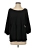 Heyson Black 3/4 Sleeve Blouse Size S - photo 1