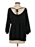 Heyson Black 3/4 Sleeve Blouse Size S - photo 2