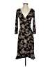Jonathan Martin 100% Polyester Print Black Cocktail Dress Size S - photo 1