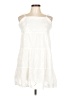 Unbranded White Casual Dress Size L - photo 1