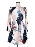 Guess 100% Polyester Print Blue Casual Dress Size S - photo 1