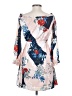 Guess 100% Polyester Print Blue Casual Dress Size S - photo 2
