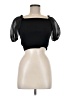 J.ING Black Short Sleeve Top Size S - photo 1