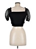 J.ING Black Short Sleeve Top Size S - photo 2