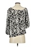 Peyton Jensen 100% Polyester Black 3/4 Sleeve Blouse Size XS - photo 2