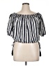 Honey Belle 100% Polyester Blue Short Sleeve Blouse Size M - photo 1