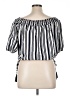 Honey Belle 100% Polyester Blue Short Sleeve Blouse Size M - photo 2