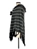 BCBGMAXAZRIA Stripes Black Poncho Size Lg - XL - photo 5