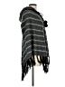 BCBGMAXAZRIA Stripes Black Poncho Size Lg - XL - photo 4
