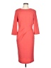 St. John Solid Orange Cocktail Dress Size 10 - photo 1