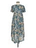 Lularoe Paisley Blue Casual Dress Size XS - photo 2