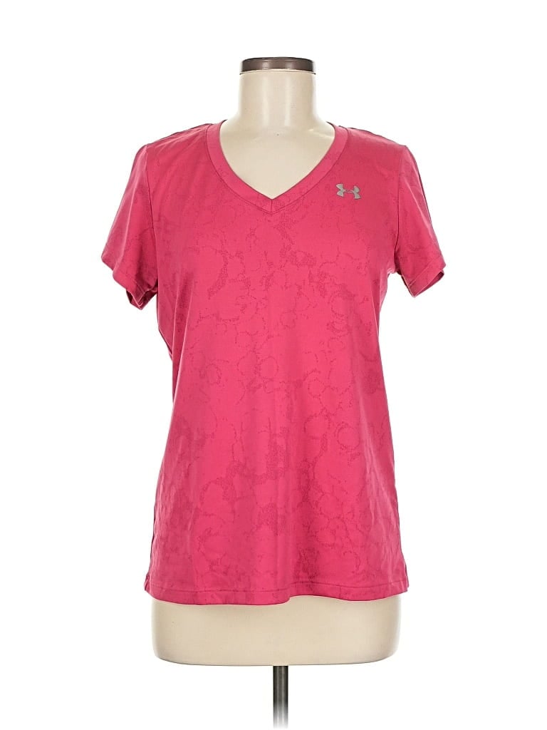 Pre-owned Under Armour Active T-shirt In Pink