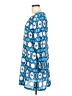 Echo Print Blue Casual Dress Size L - photo 5