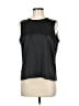 Anne Klein 100% Polyester Black Sleeveless Top One size - photo 1