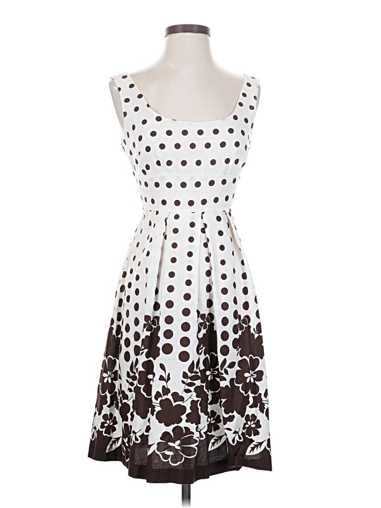 Pre-owned Apny Cocktail Dress In White