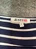 Just Fab Stripes Blue Casual Dress Size M - photo 7