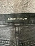 Denim Forum Chevron-herringbone Black Jeans Size 26 waist - photo 7
