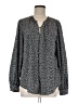 Nine West Polka Dots Black Long Sleeve Blouse Size M - photo 1