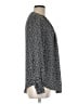 Nine West Polka Dots Black Long Sleeve Blouse Size M - photo 4