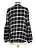 Talbots 100% Rayon Black Long Sleeve Blouse Size L - photo 2