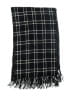 Unbranded Plaid Black Scarf One size - photo 2