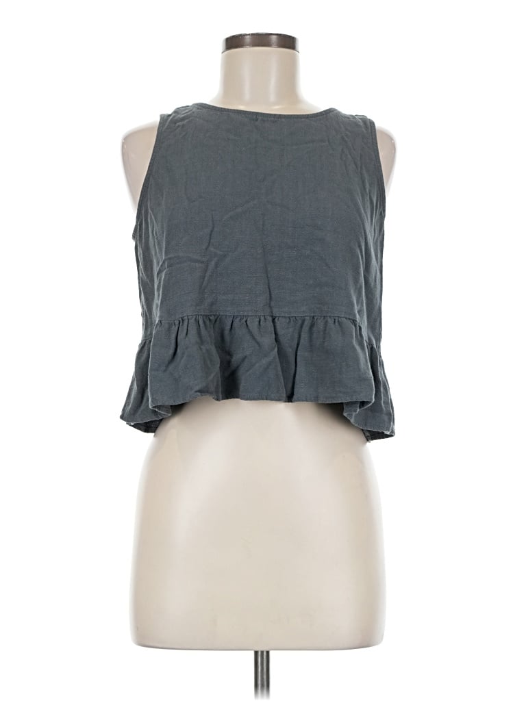 Pre-owned Anrabess Sleeveless Blouse In Gray