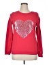 Hard Candy Hearts Red Sweatshirt Size XL - photo 1