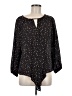West Kei 100% Polyester Black 3/4 Sleeve Blouse Size M - photo 1