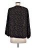 West Kei 100% Polyester Black 3/4 Sleeve Blouse Size M - photo 2