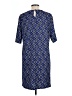 Versona Print Blue Casual Dress Size L - photo 2