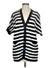 CAbi 100% Cotton Stripes Gray Cardigan Size S - photo 1