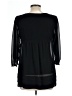 ECI Black 3/4 Sleeve Blouse Size 10 - photo 2