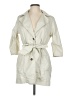 CAbi Solid Ivory Trenchcoat Size 6 - photo 1
