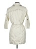 CAbi Solid Ivory Trenchcoat Size 6 - photo 2