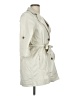CAbi Solid Ivory Trenchcoat Size 6 - photo 4