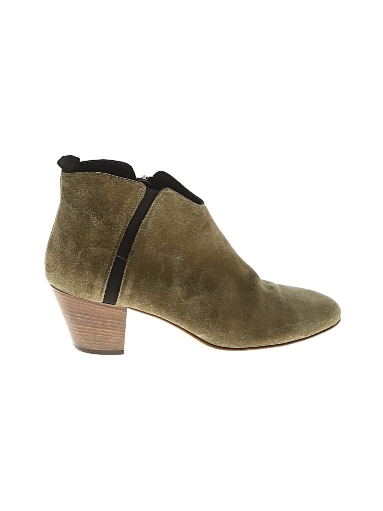Pre-owned Aquatalia Ankle Boots In Green