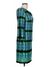 Laundry by Design Aztec Or Tribal Print Teal Casual Dress Size 6 - photo 4