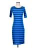 Lularoe Stripes Blue Casual Dress Size XS - photo 1